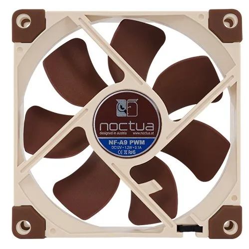 Noctua NF-A9 PWM, 92mm - chassi fl&auml;kt