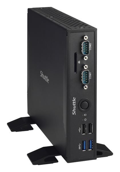 Shuttle slim barebone C3865U, svart