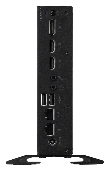 Shuttle slim barebone C3865U, svart