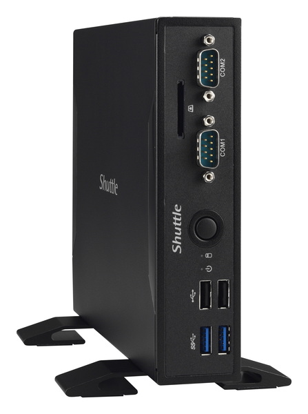 Shuttle slim barebone i5 7200U, svart