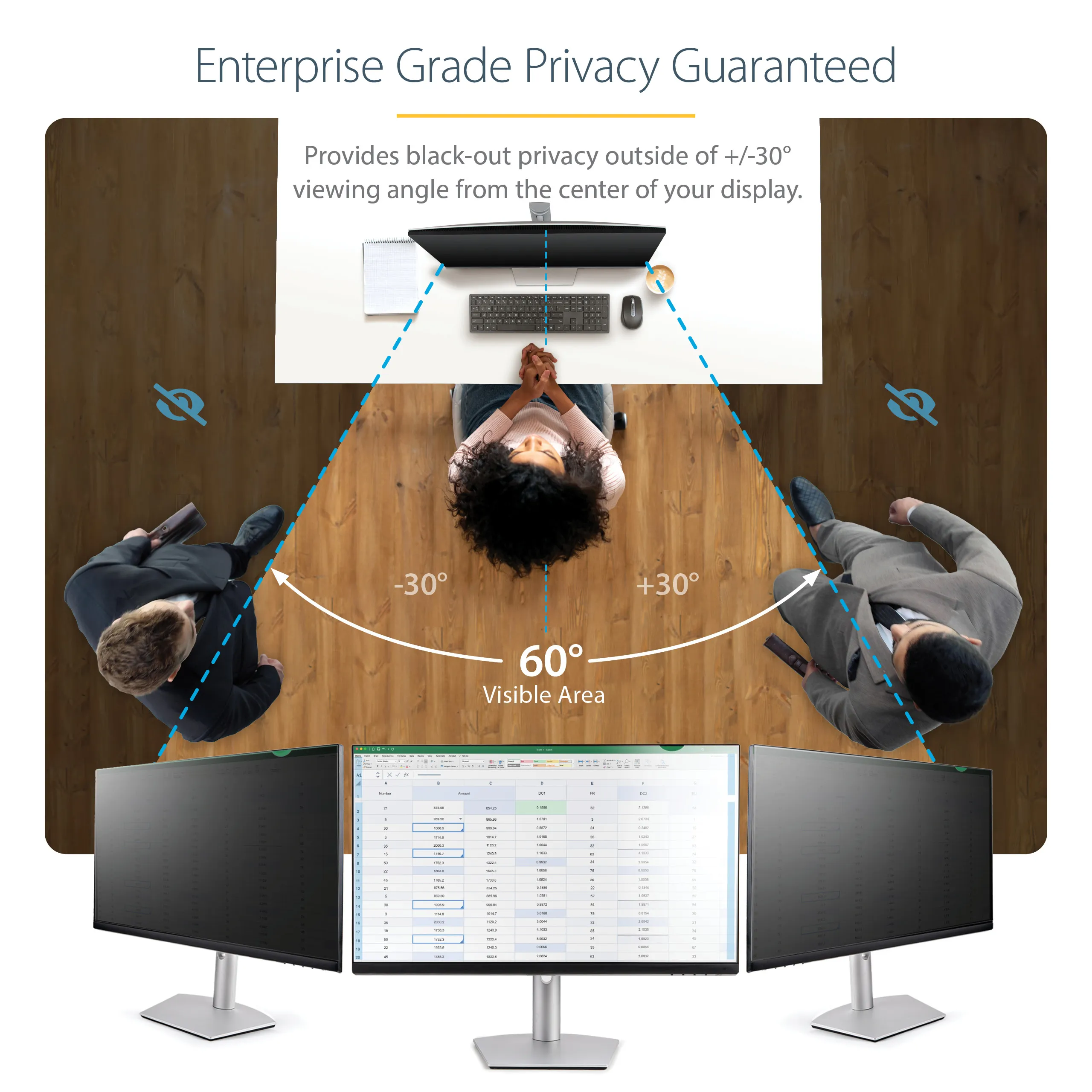 24 inch Monitor Privacy Screen Filter