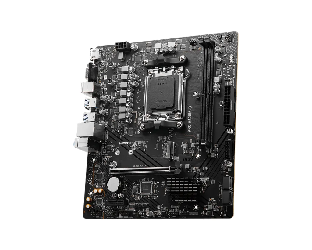 MSI PRO A620M-B AM5 DDR5 mATX - moderkort