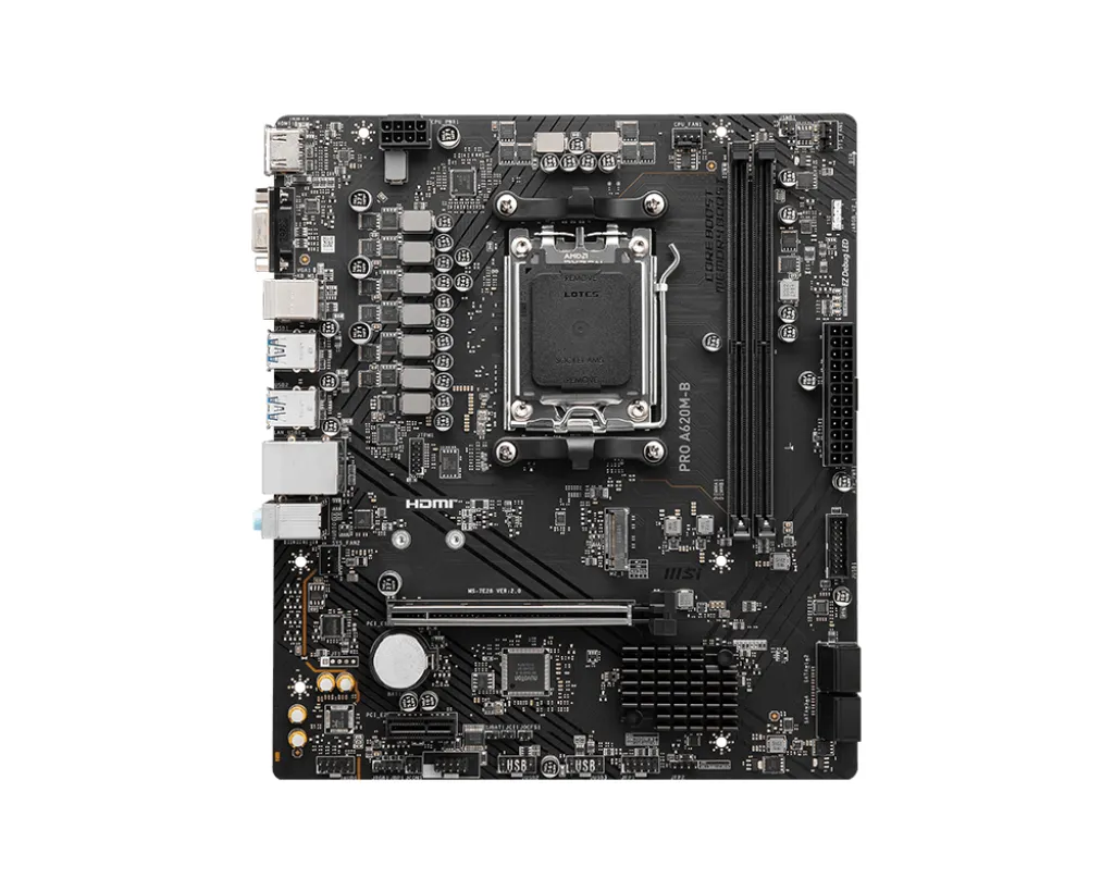 MSI PRO A620M-B AM5 DDR5 mATX - moderkort