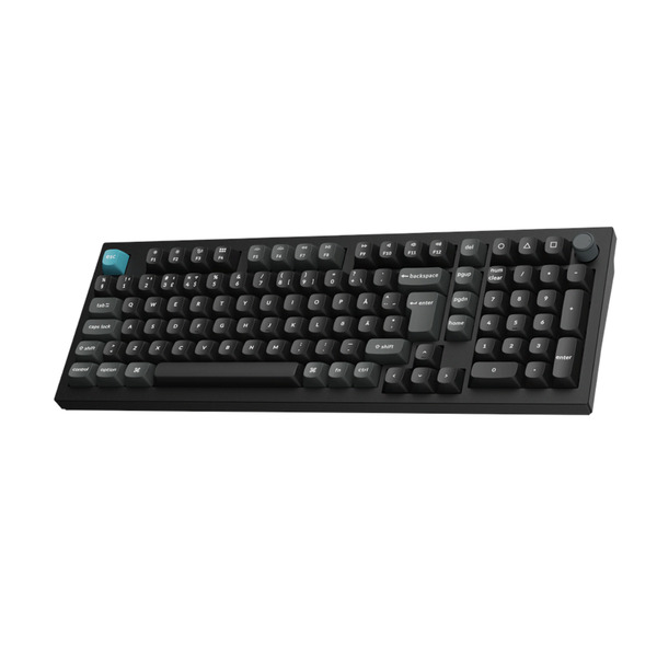 Keychron Q5 Ultra 8K Wireless Mechanical Gaming Keyboard, Silk POM Red, Black