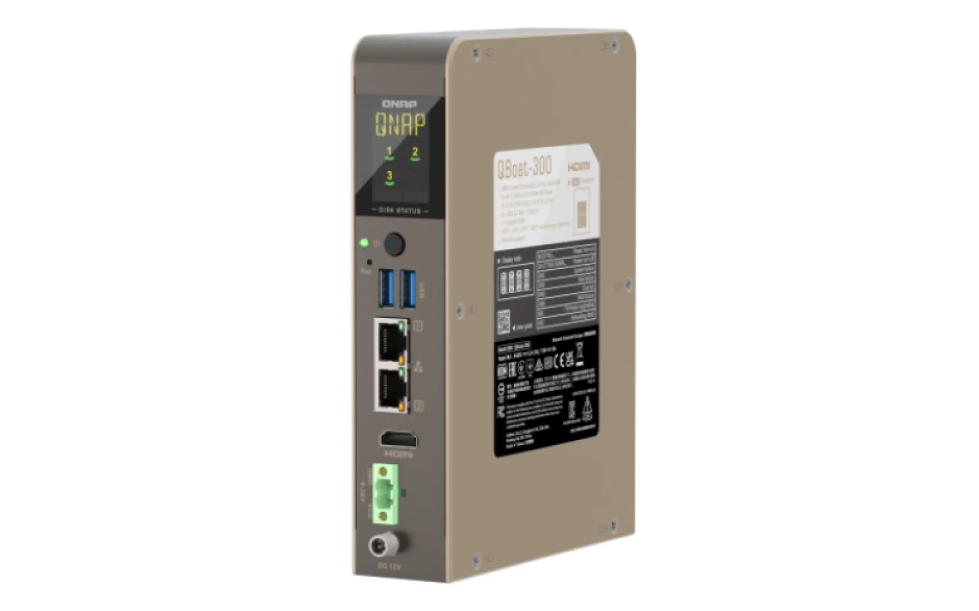 QNAP QBoat-300 - NAS server, Grey