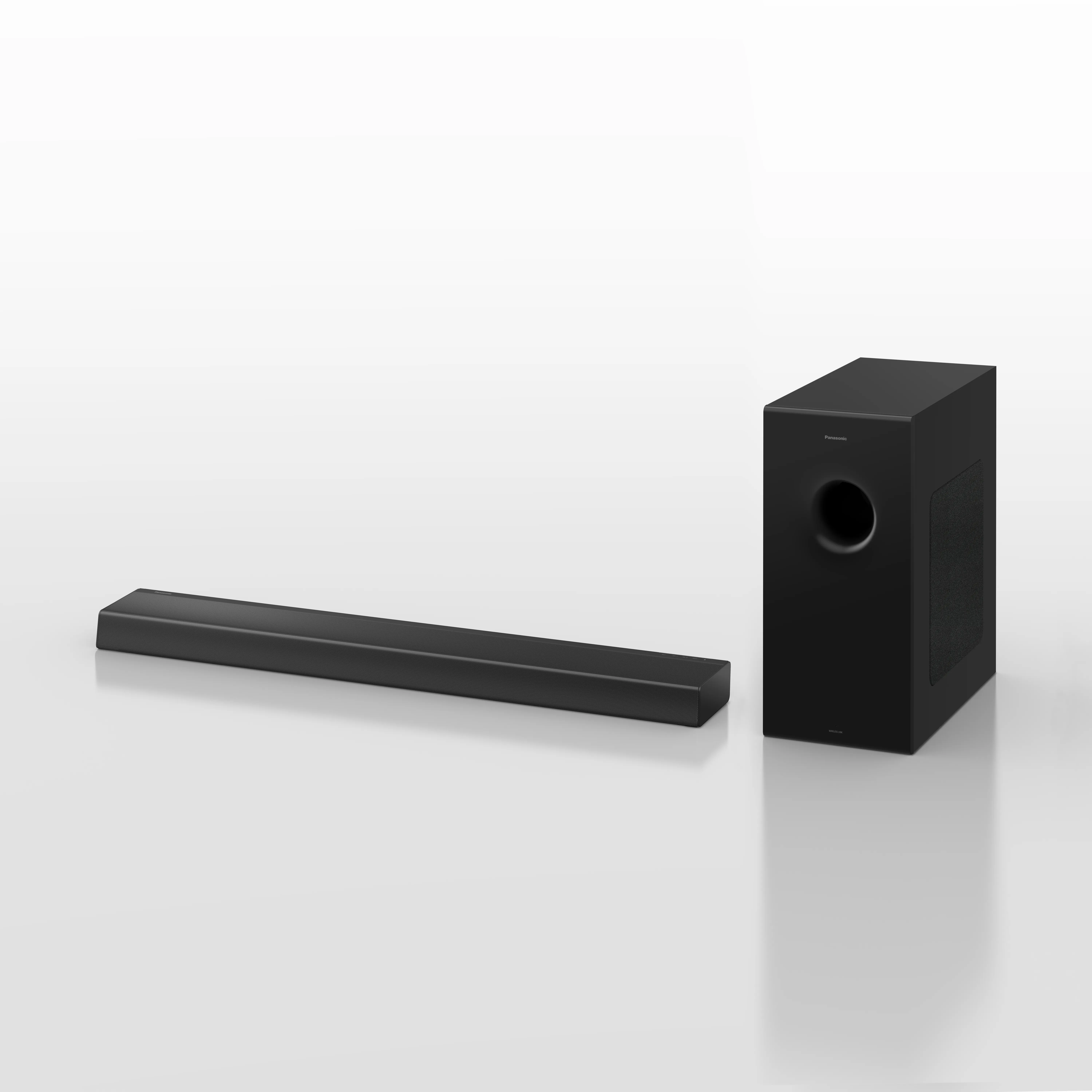 PANASONIC SC-HTB600EGK SOUNDBAR 360W 2.1-kanavainen korkealaatuinen äänijärjestelmä. Tuki uusimmille äänimuodoille Dolby Atmos ja DTS:X mahdollistaa sen, että ä
