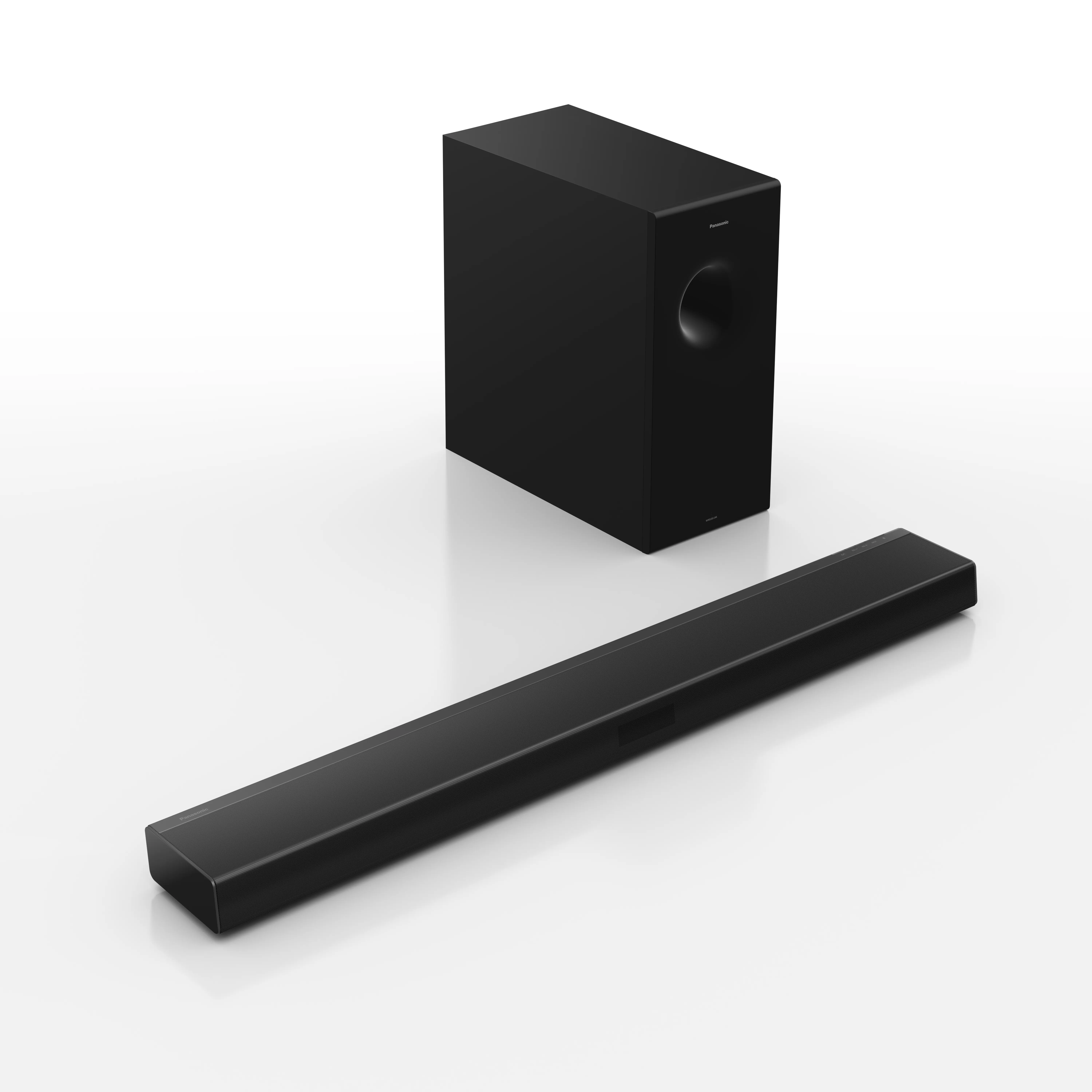 PANASONIC SC-HTB600EGK SOUNDBAR 360W 2.1-kanavainen korkealaatuinen äänijärjestelmä. Tuki uusimmille äänimuodoille Dolby Atmos ja DTS:X mahdollistaa sen, että ä
