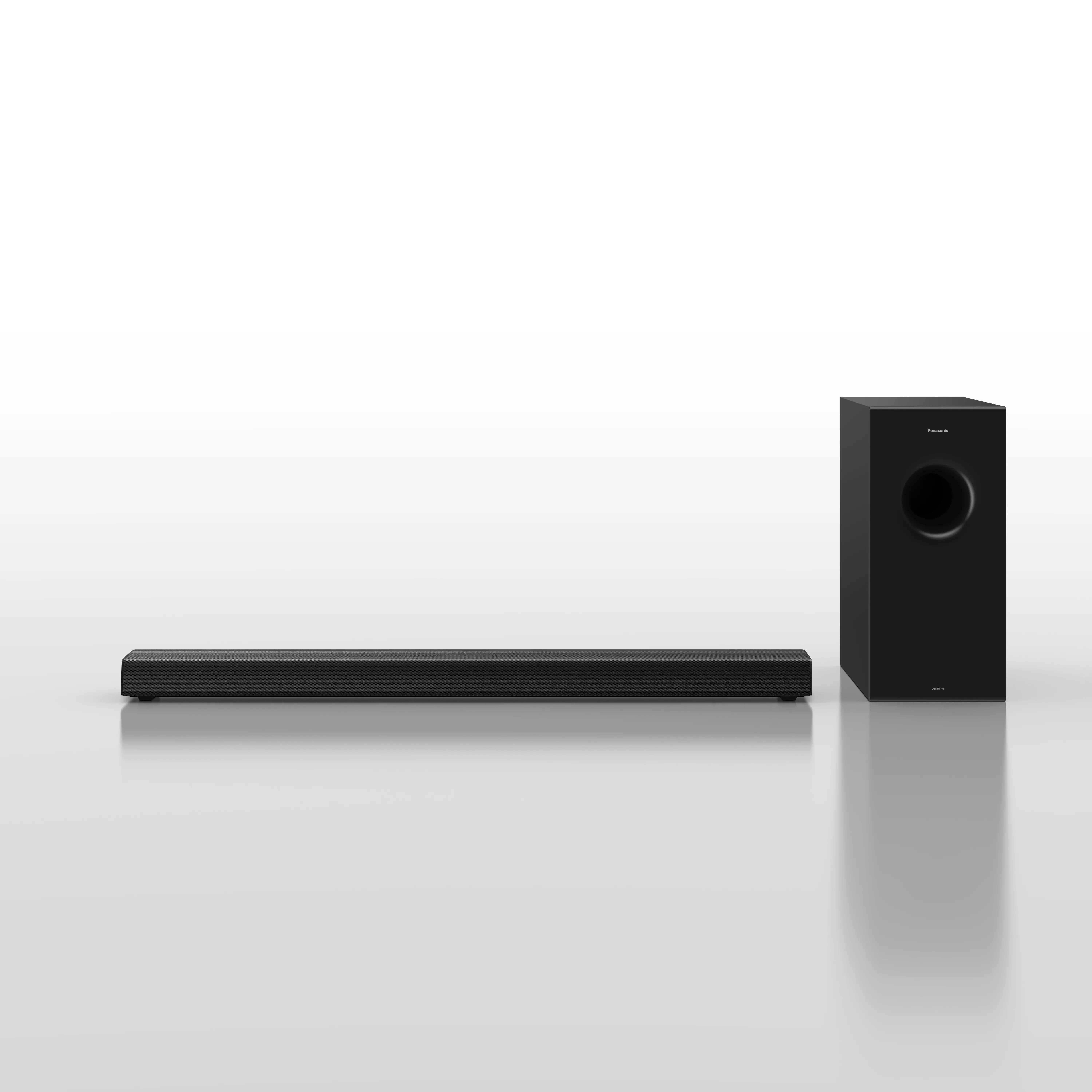 PANASONIC SC-HTB600EGK SOUNDBAR 360W 2.1-kanavainen korkealaatuinen äänijärjestelmä. Tuki uusimmille äänimuodoille Dolby Atmos ja DTS:X mahdollistaa sen, että ä