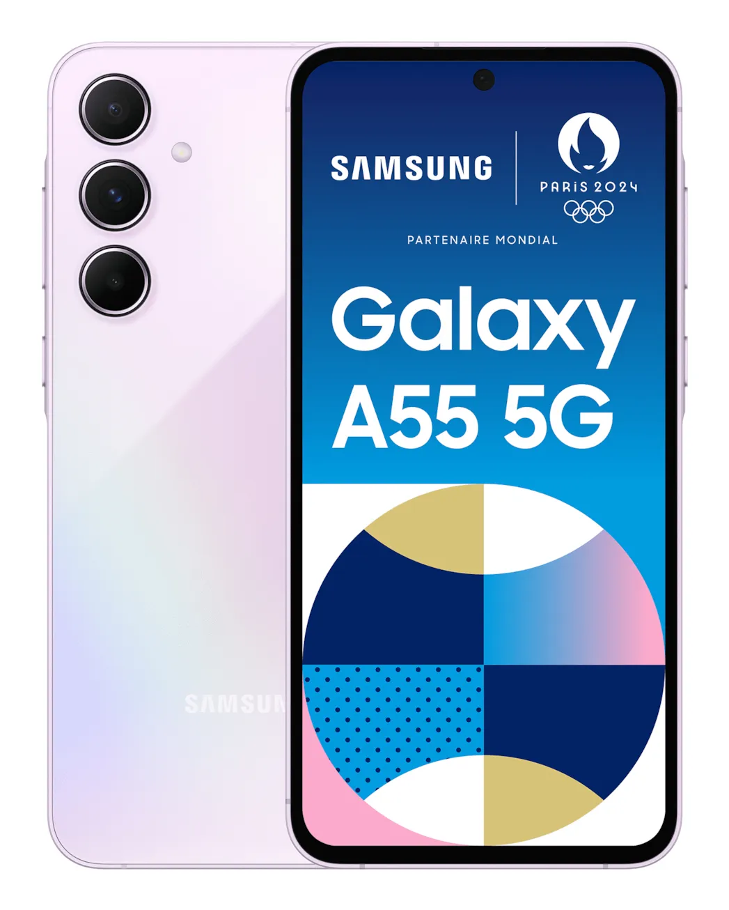 Samsung Galaxy A55 5G 128GB/8GB Android - mobile phone, Violet