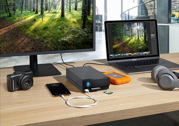 Lacie 1big Dock 8TB - External HDD, Black