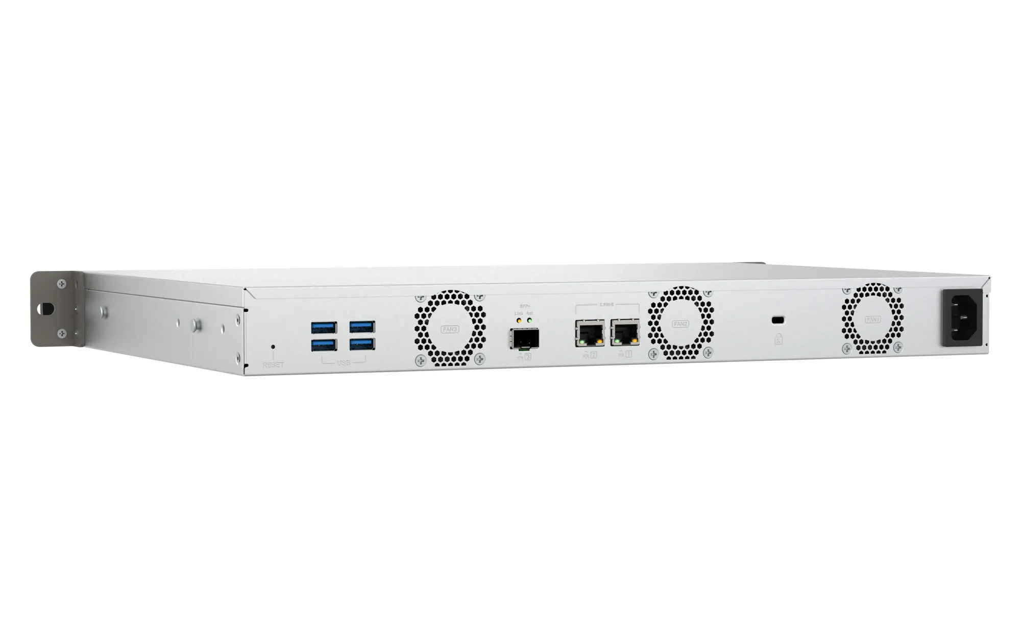 QNAP TS-432XEU-4G - N&auml;tverkslagringsenhet, Svart, Gr&aring;