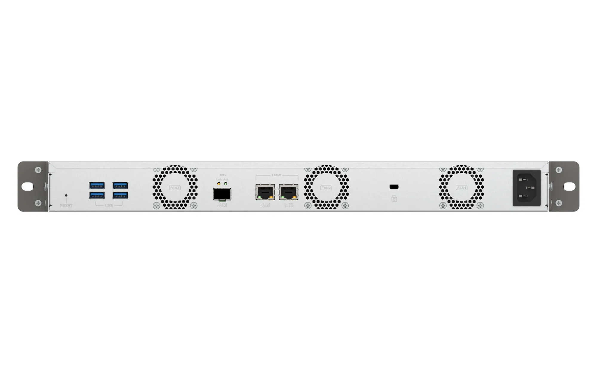 QNAP TS-432XEU-4G - N&auml;tverkslagringsenhet, Svart, Gr&aring;