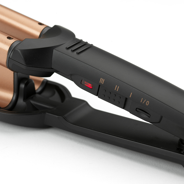 Babyliss W2447E Deep Waves - krust&aring;ng, Svart/Orange