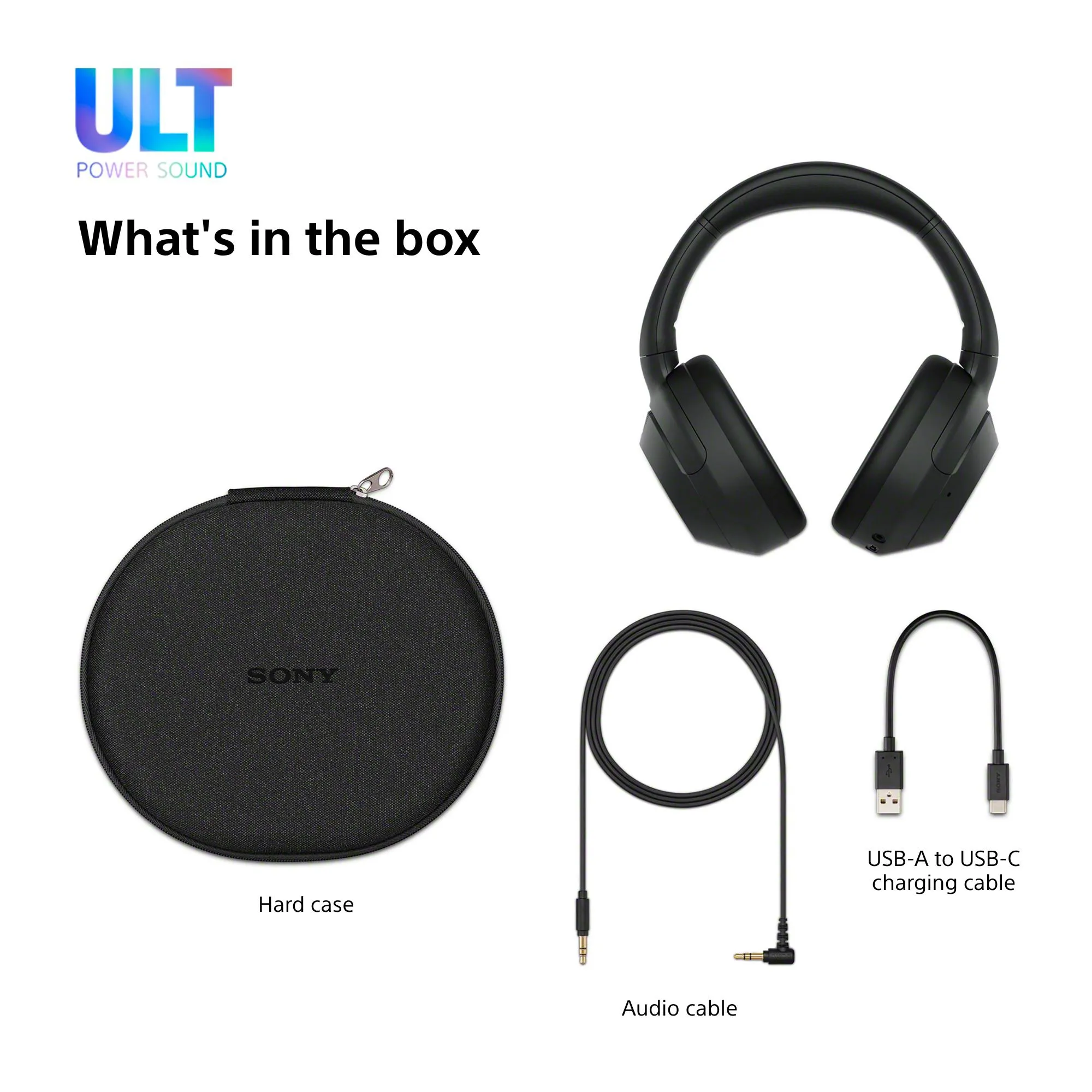 Sony ULT WEAR WH-ULT900N Wireless Over-ear Headphones, Black