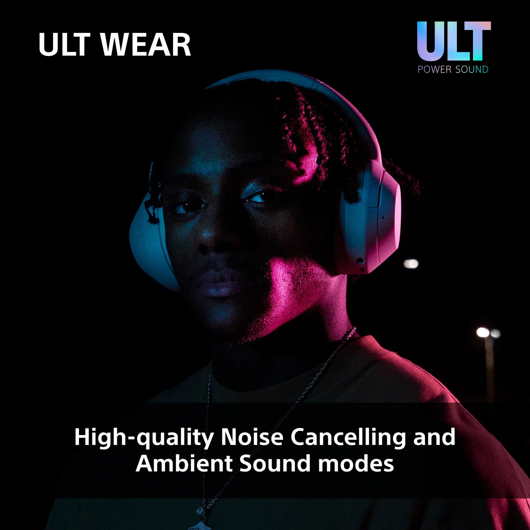 ULT WEAR Wireless Over-ear Headphones, Forest Gray