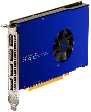 AMD Radeon Pro WX 5100 8GB -n&auml;yt&ouml;nohjain