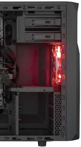Corsair Carbide SPEC-02 Red Light, Mid Tower Gaming case