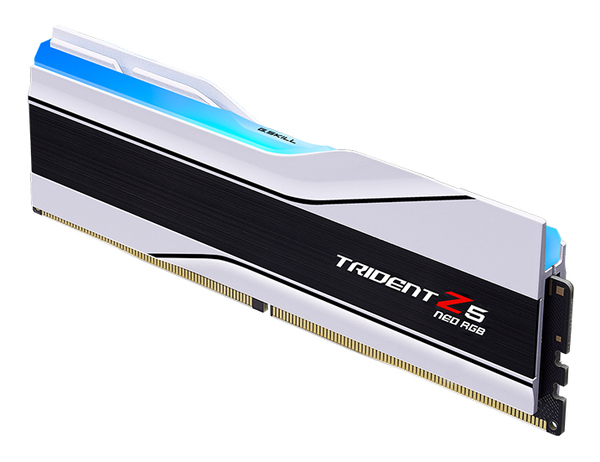 G.Skill DDR5 - 32GB - 6400 - CL - 32 (2x 16 GB) dual kit, RAM (white, F5-6400J3239G16GX2-TZ5NRW, Trident Z5 NEO RGB, AMD EXPO)