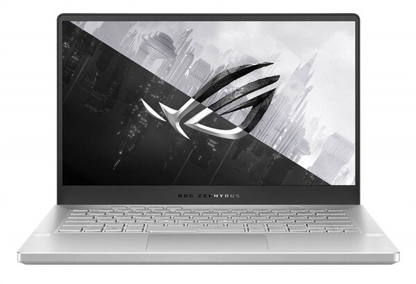 Asus 14" ROG Zephyrus G14, 16 Gt / 512 Gt SSD M.2, GTX 1650 Ti, Win 10 Pro -pelikannettava, Hopea