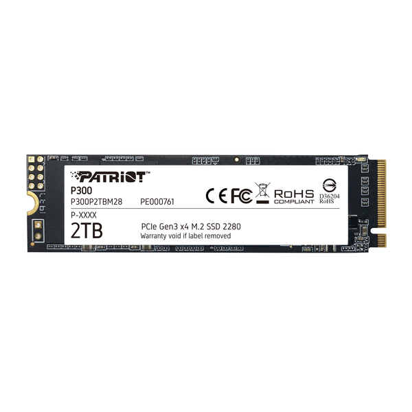 Patriot P300 2 TB, PCIe 3.0, M.2 - SSD