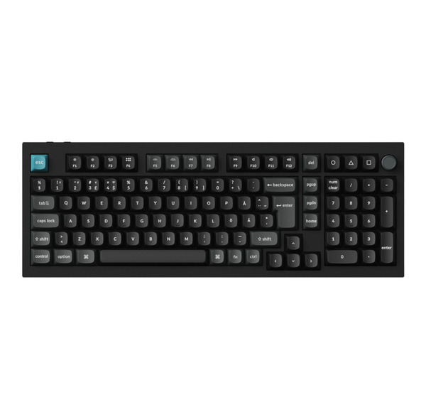 Keychron Q5 Ultra 8K Wireless Mechanical Gaming Keyboard, Silk POM Red, Black
