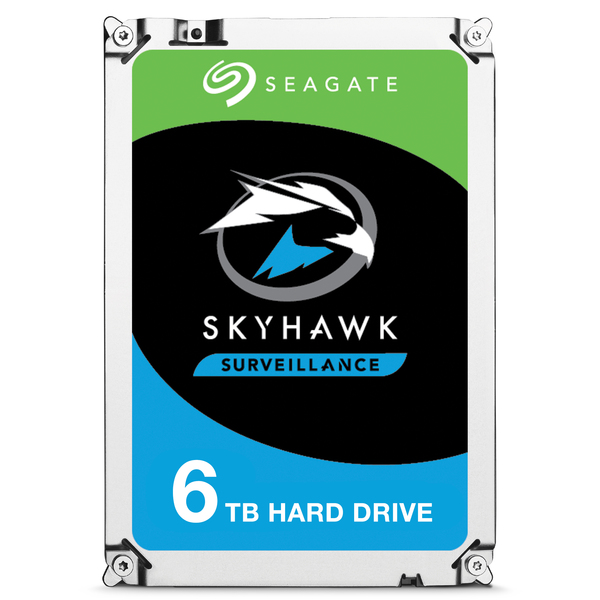 Seagate 6TB Surveillance Skyhawk, 3.5", SATA, 7200rpm, 256MB - HDD