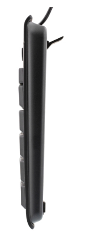 DELTACO minin&auml;pp&auml;imist&ouml; pohjoismainen layout, USB, 1,5m, musta