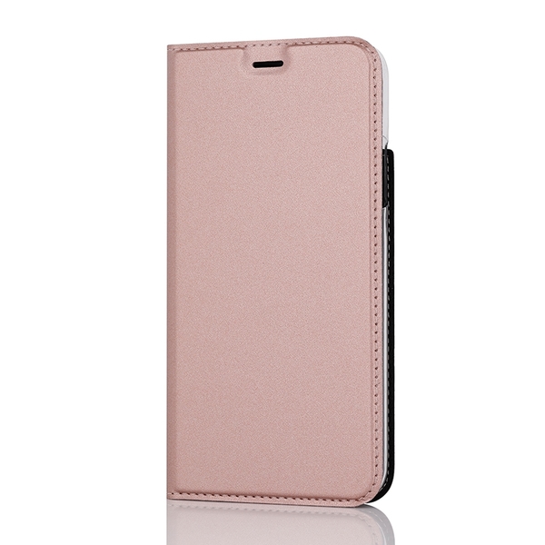 Wave Book Case, iPhone 11 Pro Max - flipfodral, Rose Gold