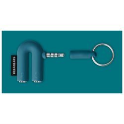 Urbanears Slussen Petrol Blue DJ Splitter Earphone Headphone Y Adapter