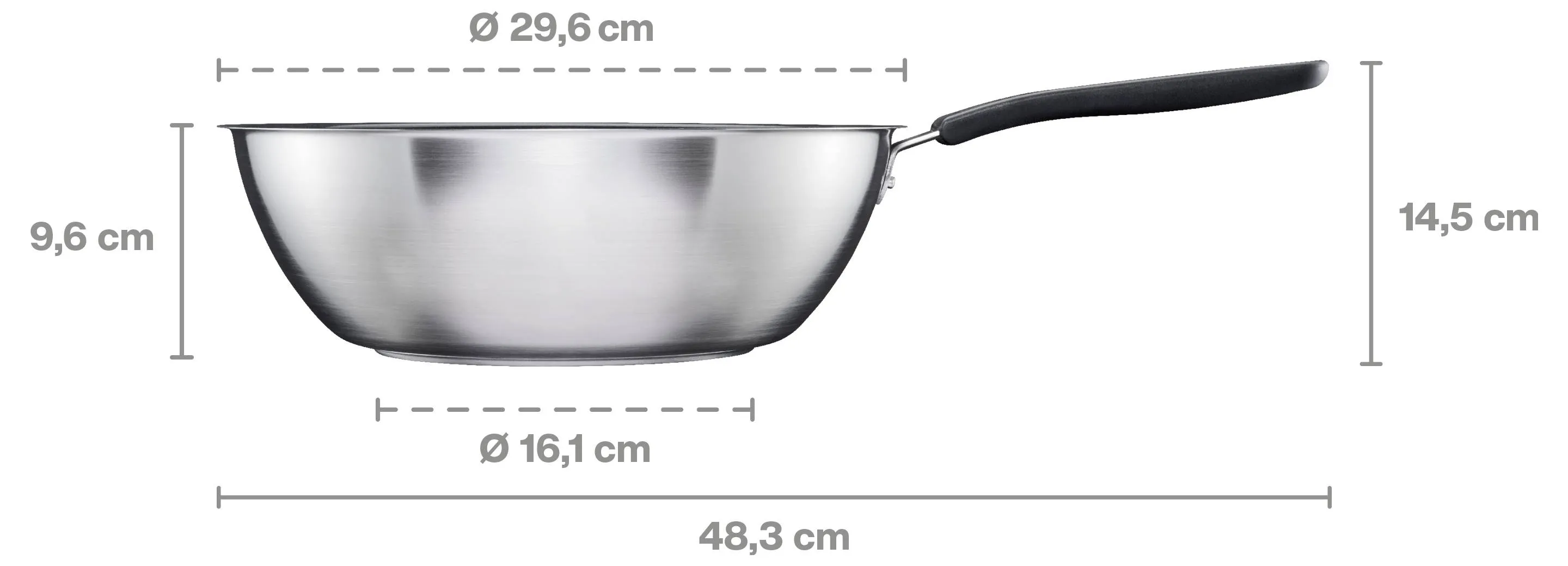 Fiskars Functional Form wokpanna 28 cm