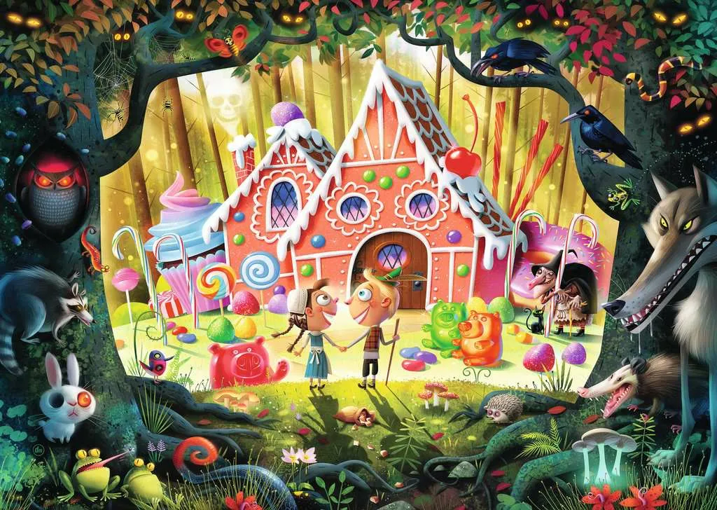 Ravensburger Dean Macadam's Classic Tales: Hansel and Gretel - puzzle, 1000 pcs