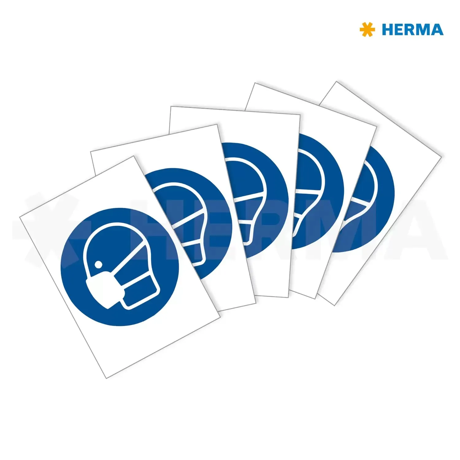 Herma label &quot;Wear dust mask&quot; &oslash;20 (5)