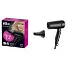 Braun Satin Hair 3 Style&Go HD350 -hiustenkuivaaja, musta