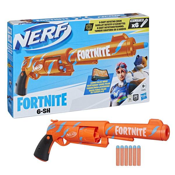 Nerf Fortnite 6-SH Blaster -vaahtomuoviase