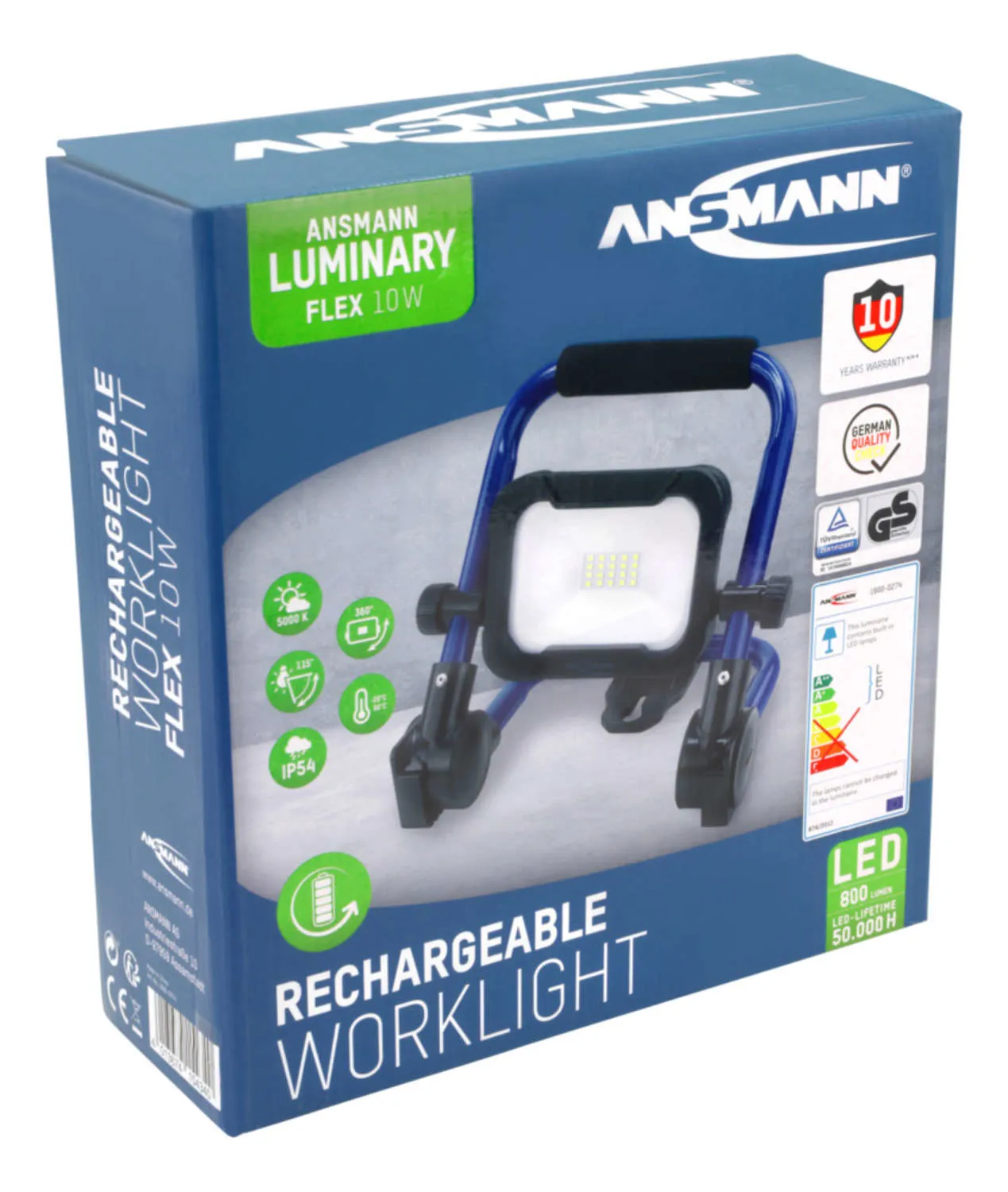 Fl800R Led 10 W Black, Blue