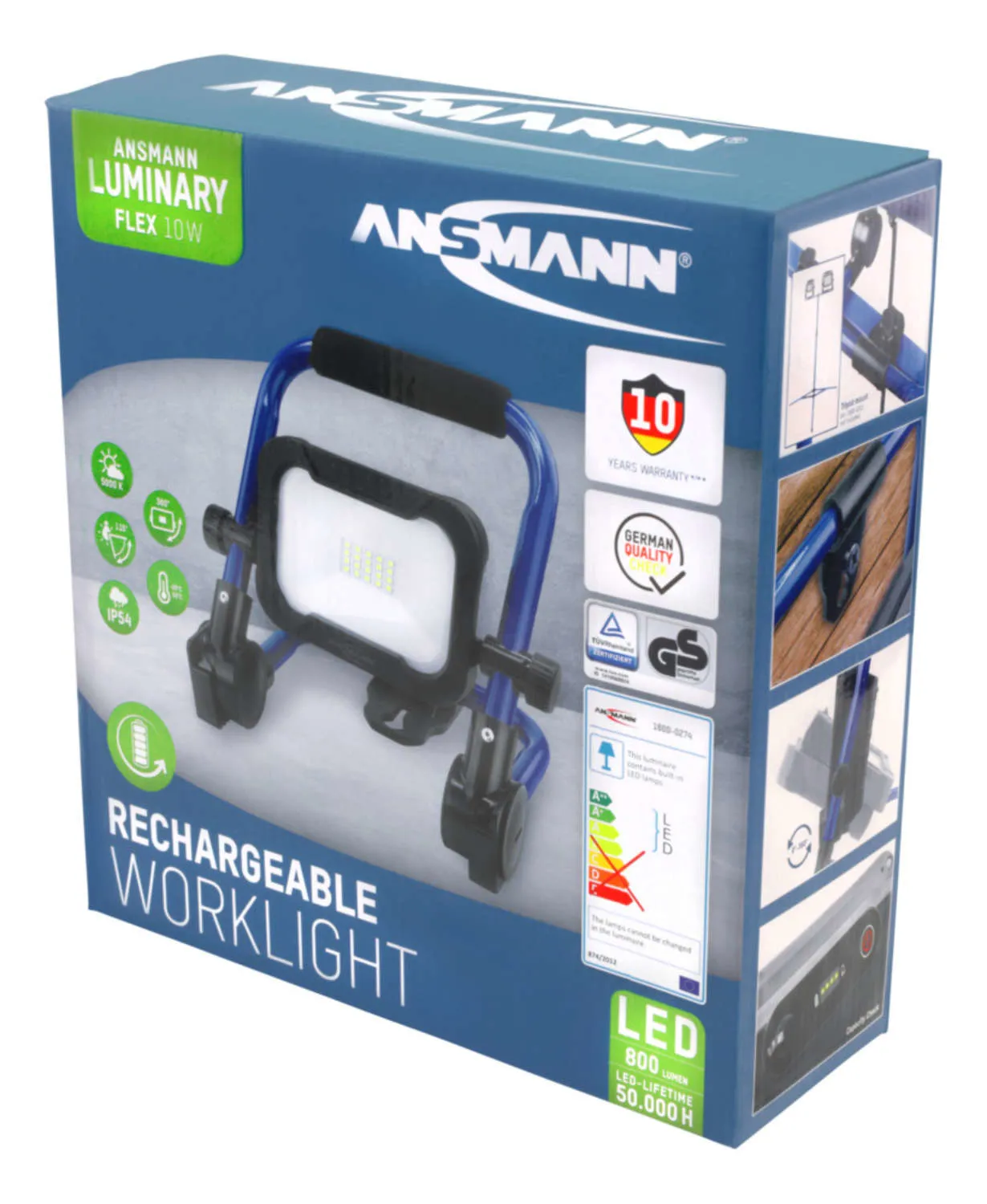 Fl800R Led 10 W Black, Blue