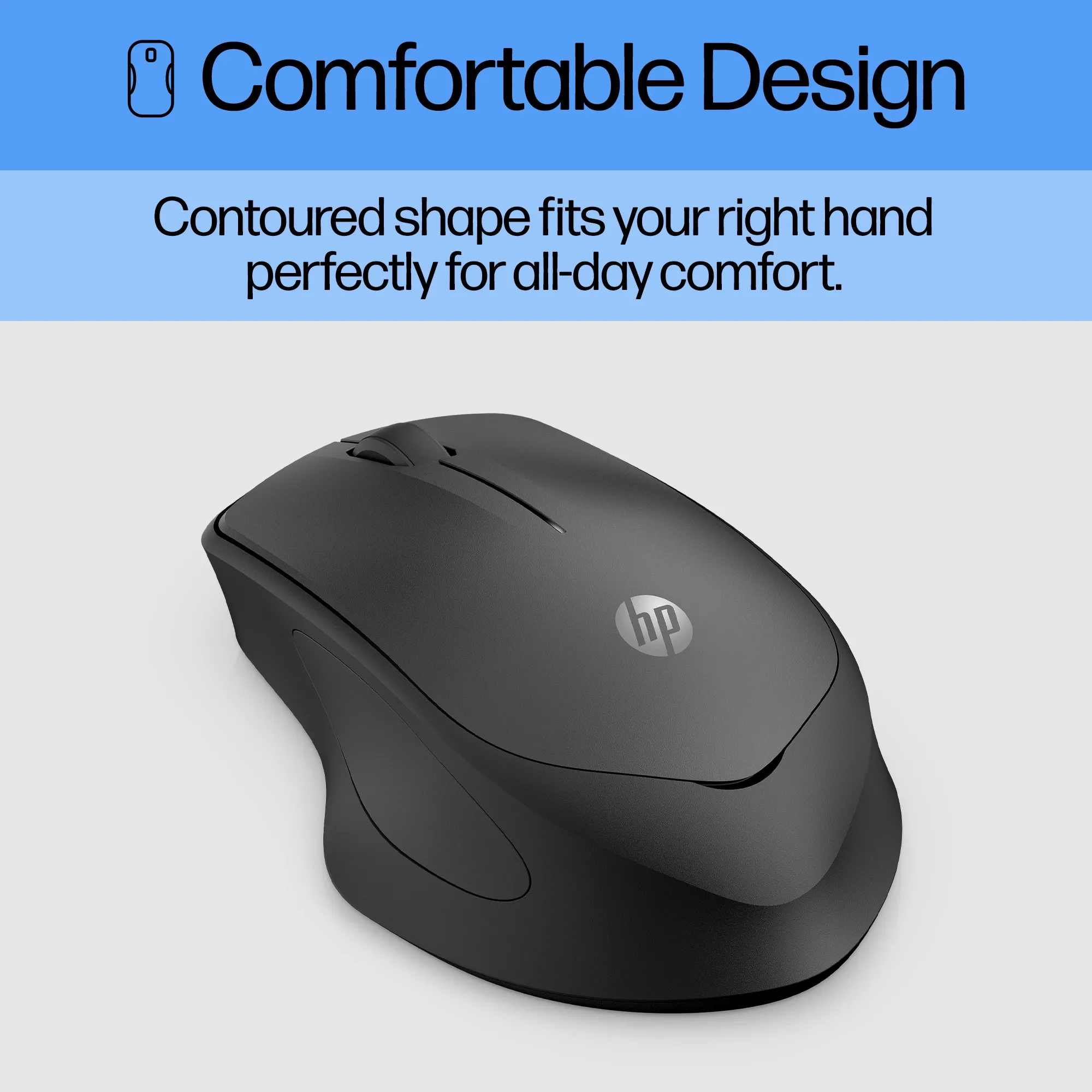 HP 280 Silent Wireless Mouse, Black (Consumer)