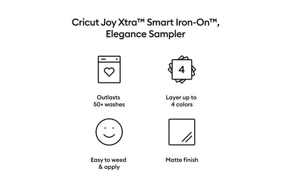 Cricut Joy Xtra Smart Iron-on Elegance Sampler 3-pack 30.5cm
