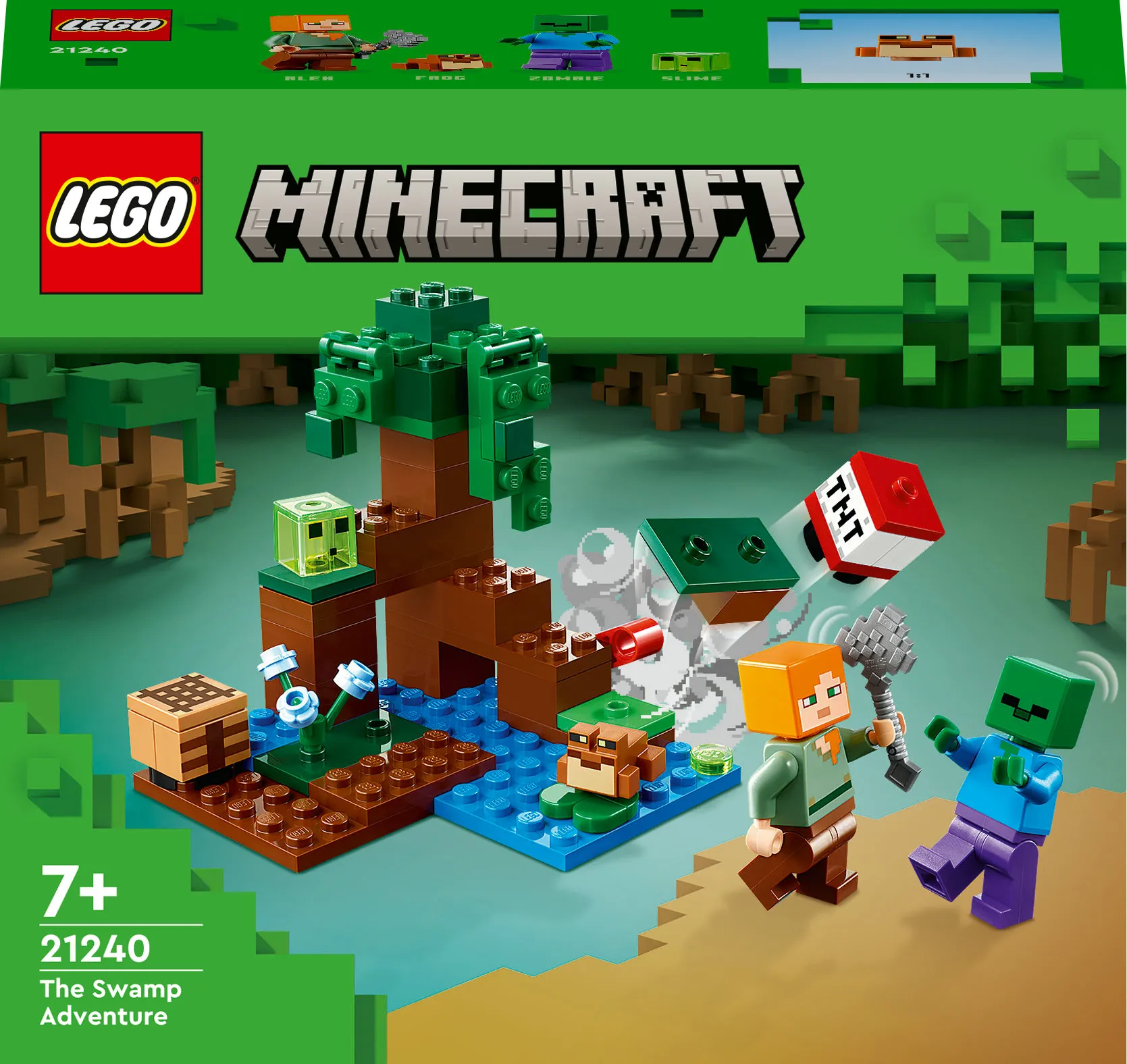 Lego Minecraft The Swamp Adventure Construction Toy 21240