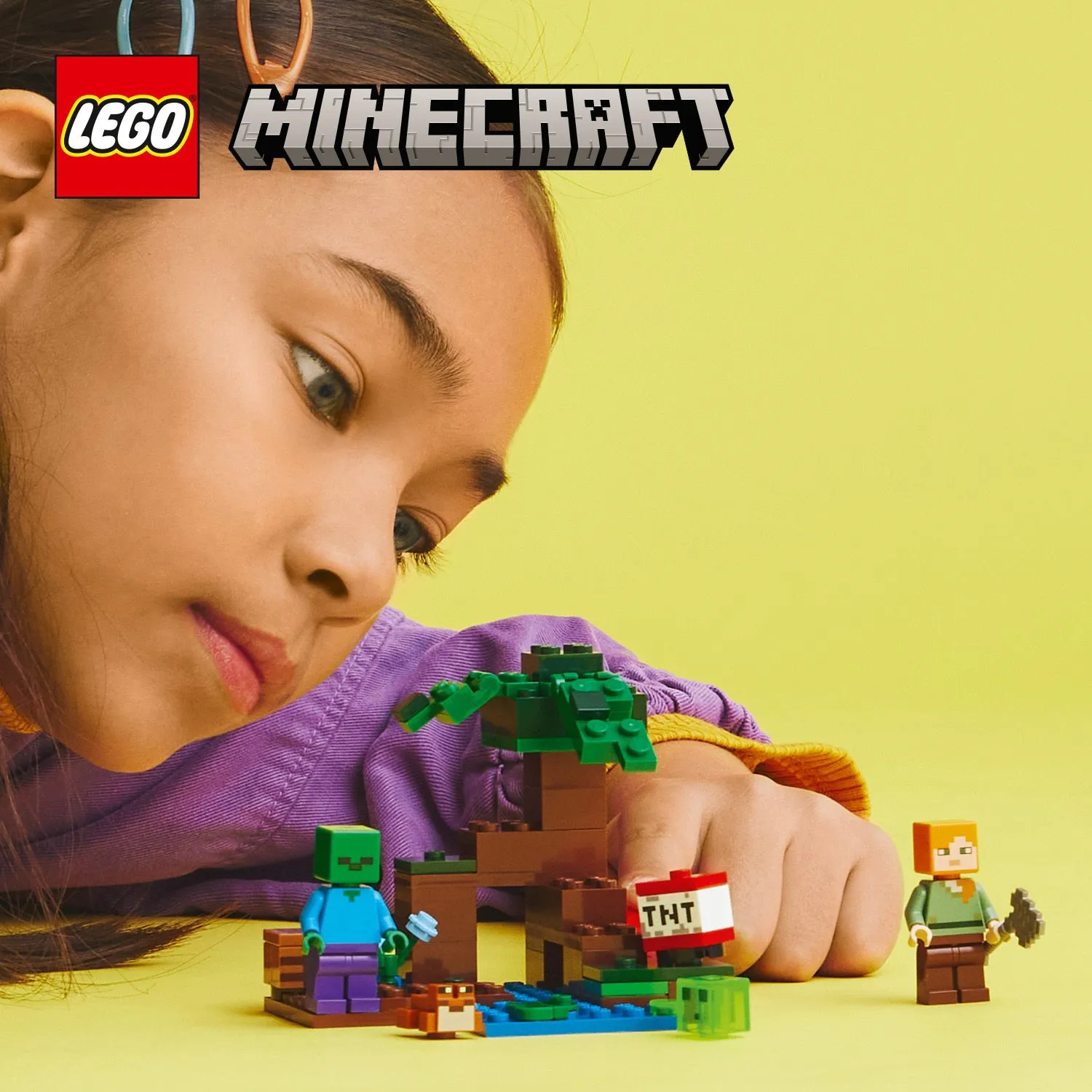 Lego Minecraft The Swamp Adventure Construction Toy 21240