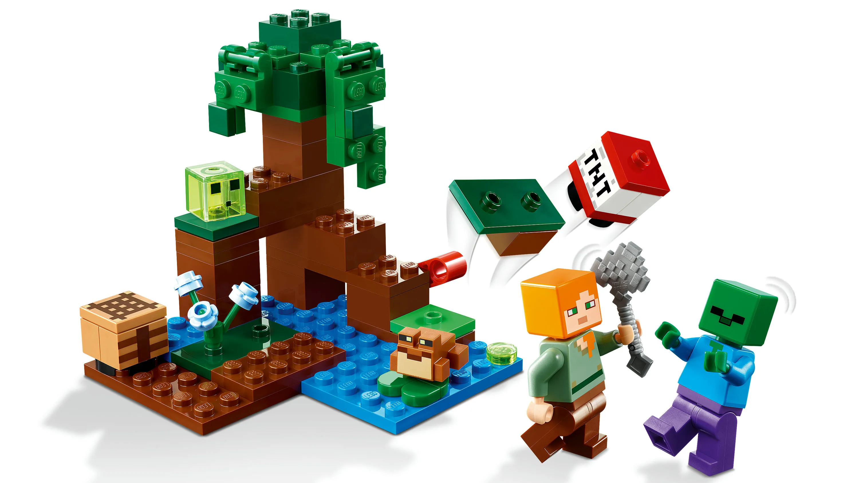 Lego Minecraft The Swamp Adventure Construction Toy 21240