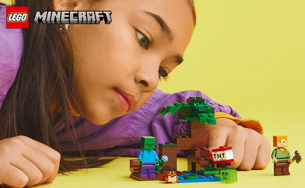Lego Minecraft The Swamp Adventure Construction Toy 21240