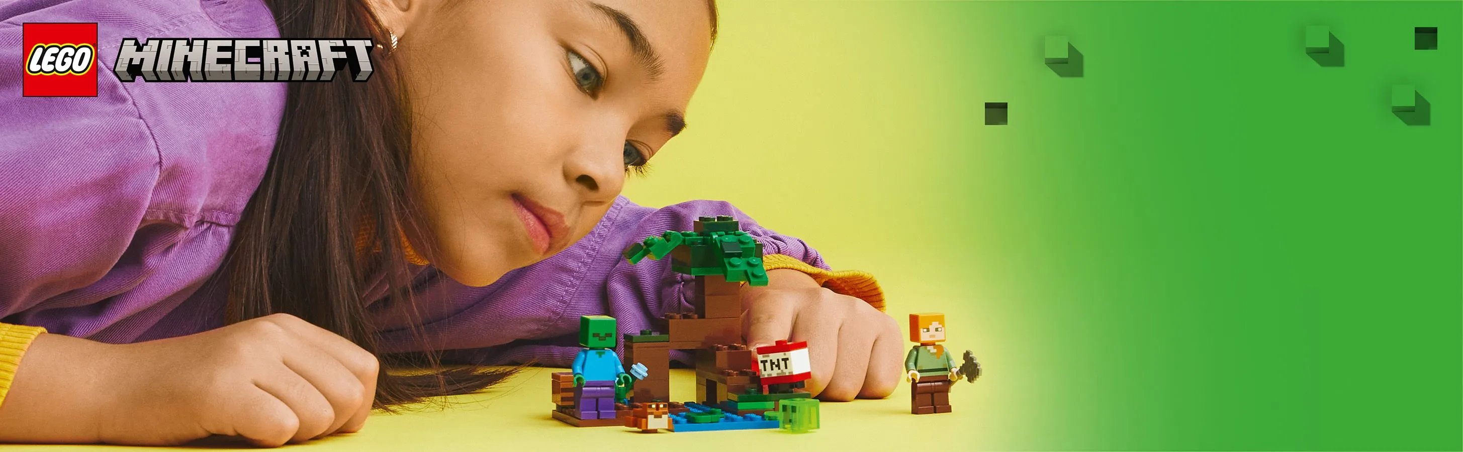 Lego Minecraft The Swamp Adventure Construction Toy 21240