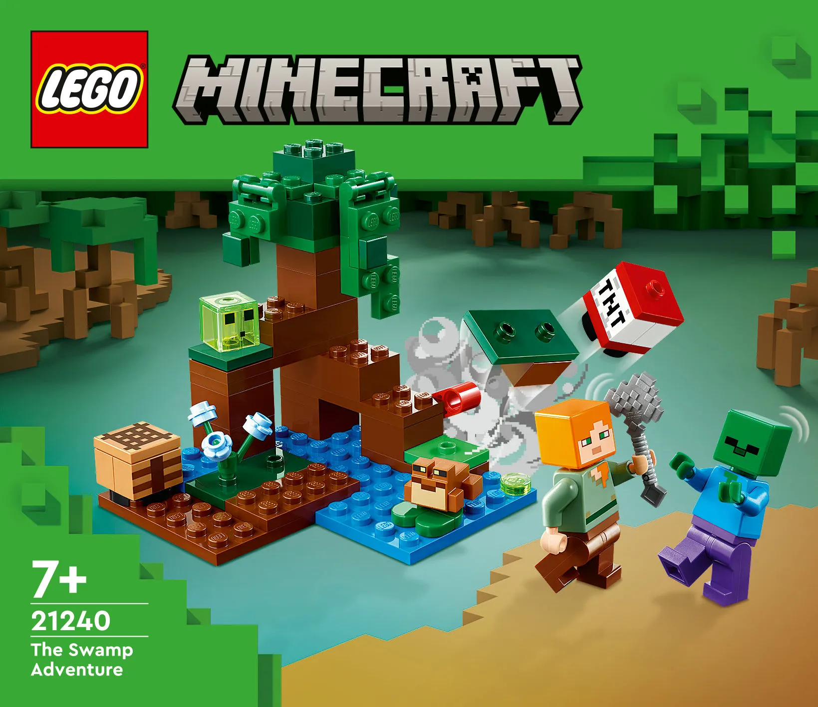 Lego Minecraft The Swamp Adventure Construction Toy 21240