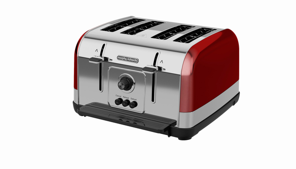 MORPHY RICHARDS Toaster Venture 4Slice Red