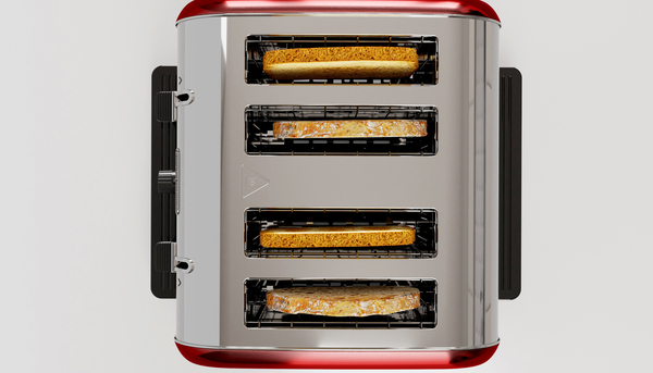MORPHY RICHARDS Toaster Venture 4Slice Red