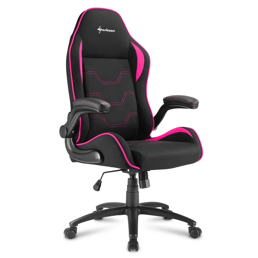 Sharkoon Elbrus 1 - spelstol, svart/pink