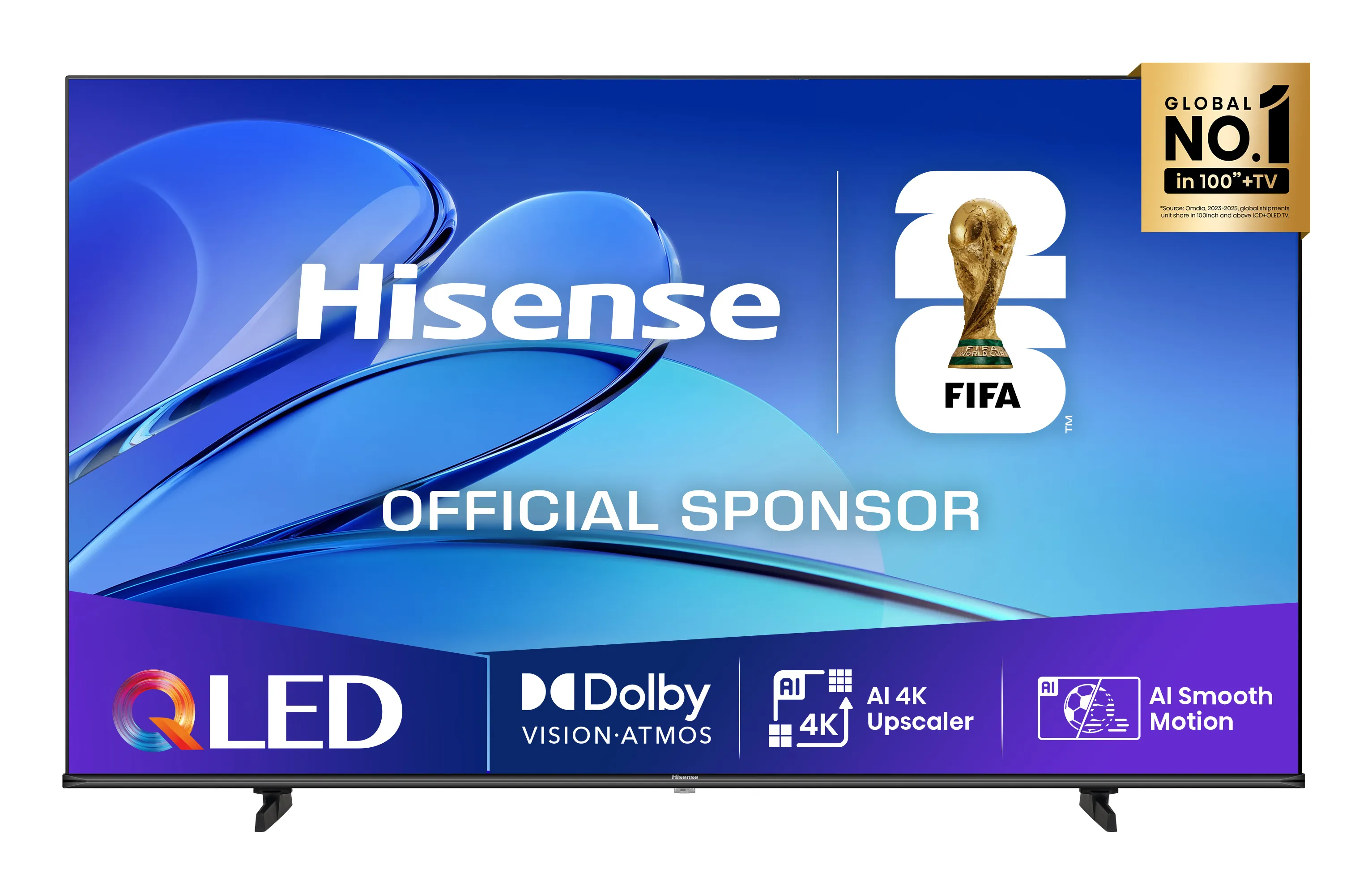 Hisense 50E7Q 50" 4K QLED VIDAA TV, 60Hz, Dolby Vision, HDR10+