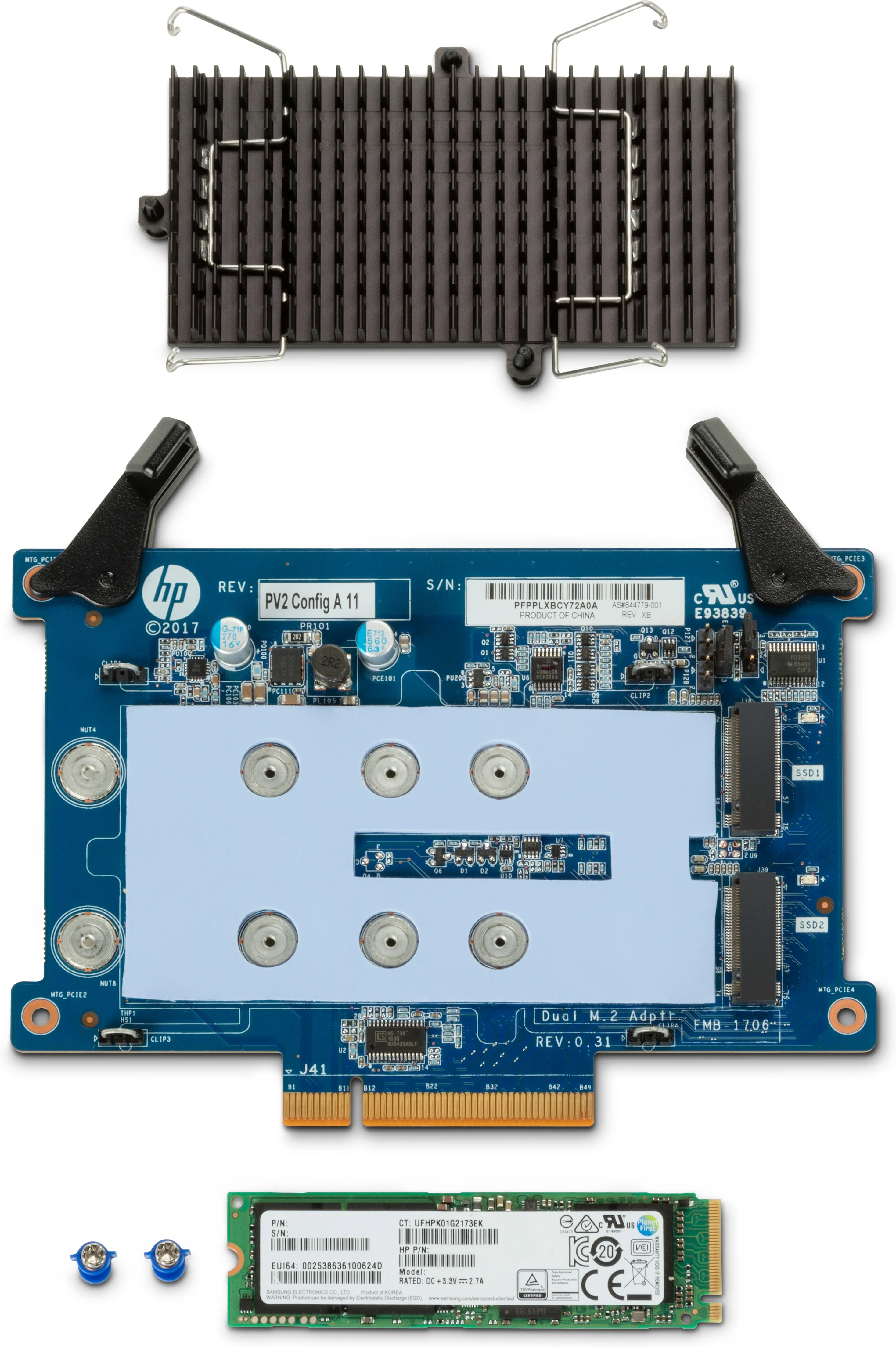 HP Z Turbo Drive - SSD - salattu - 1 Tt - sisäinen - Self-Encrypting Drive (SED) malleihin Workstation Z8 G4