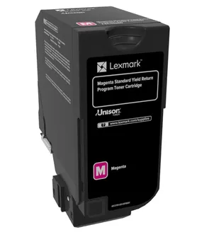 Lexmark 74C2SM0 lasertoner, magenta
